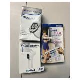 OMRON BODY FAT ANALYZER, INFRARED THERMOMETER,