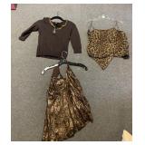 SEQUIN TOP CACHE SZ. 6, COW NECK SWEATER, 2