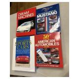 4 HARDBACK COOL CARS COFFEE TABLE BOOKS
