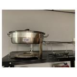 CHAFING DISH WITH DOUBLE BASE WARMER