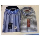 NEW CLUB ROOM PINPOINT REGULAR FIT 15 1/2 3233 ,