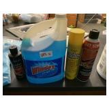 WINDEX GALLON BOTTLE, LEATHER LOTION, LEMON AND