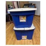 2 FLIP TOP STORAGE BINS