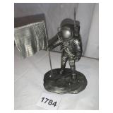 FRANKLIN MINT 1976 FINE PEWTER STATUE THE