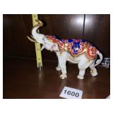 NAPOLEON ELEPHANT FIGURINE REPAIRED TUSK