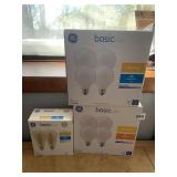 THREE SETS OF LIGHT BULBS