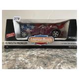 ERTL AMERICAN MUSCLE - PLYMOUTH PROWLER, 1/18