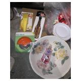 SERVING BOWL, PIZZA CUTTER, BOTTLE CHILLER, ROSE