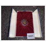 SWAROVSKI CRYSTAL FLOWER 1 3/4' D NEW IN BOX