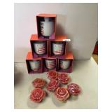 LOVERS GONNA LOVE CANDLES AND FLOATING ROSE