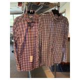TWO NEW SHIRTS SIZE MEDIUM BAR 3  & POLO SLIM FIT