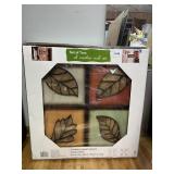 NEW SET OF 2 22X22 COORDINATING WALL ACCENTS