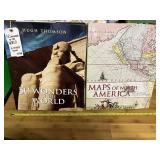 2 OVERSIZE HARDBACK BOOKS, WONDERS OF THE WORLD,
