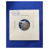 1858 3 CENT PIECE