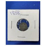 1858 3 CENT PIECE