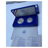 1986-S ELLIS ISLAND SILVER SET