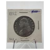 1832 CAPPED BUST HALF DOLLAR