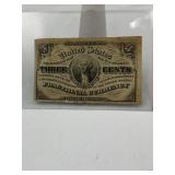 1863 CENT FRACTIONAL CURRENCY