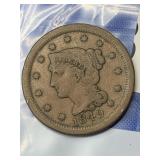 1849 LARGE CENT