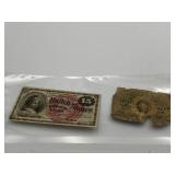 1863 -10 AND 15 CENT FRACTIONAL CURRENCY