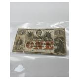 1862 STATE OF MISSOURI $1 NOTE