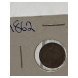 1862 LIBERTY SEATED HALF DIME