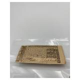 ONE THIRD OF DOLLAR 1774 BELIEVE TO BE