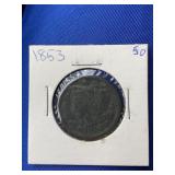 1853 LARGE CENT