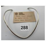 STERLING SILVER NECKLACE BY NAVAJO ARTIST SYLVIA