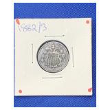 1883 OVER 2 SHIELD NICKEL GREAT CONDITION