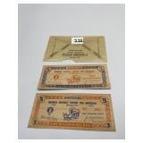 TWO 1938 CINCINNATI WOODEN SOUVENIRS  150TH