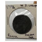 1792 AE 1 CENT WASHINGTON PRESIDENT EAGLE REVERSE