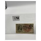1863- 15 CENT FRACTIONAL CURRENCY