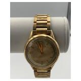 BOULEVARD ACCUTRON 10 KARAT GOLD FILLED BEZEL