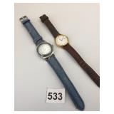 WRISTWATCHES DENIM BAND GENEVA CITIZENS BOWN