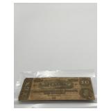 1864 $10 CONFEDERATE NOTE
