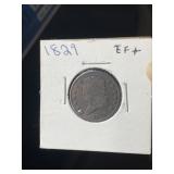 1829 HALF CENT