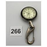 COLLEZIE NIGHT GLOW QUARTZ POCKET WATCH WITH