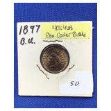 1897 UNC INDIAN HEAD PENNY