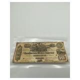 1861 $10 CONFEDERATE STATES RICHMOND