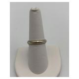 14 KARAT WHITE GOLD WEDDING BAND SIZE 8 (4.18G  )