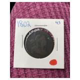 1802 1/100 LARGE CENT