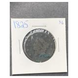 1825 LARGE CENT