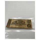 1863 CONFEDERATE $20 NOTE