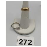 TWO RINGS 1- 10KARAT GOLD FILLED ESPO  THAT