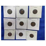 1883, 96, 02, 03, 04, 05, 06, 07, 08, INDIAN HEAD