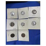 1890, 1891, 1900, 04, 05, 07, 08, INDIAN HEAD