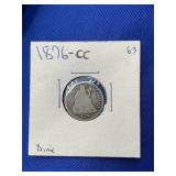 1876 CC SEATED DIME