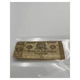 1863- $2 ARKANSAS TREASURY WARRANT