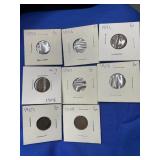 1890, 1891, 1900, 04, 05, 07, 08, INDIAN HEAD